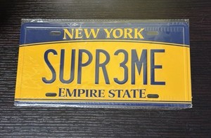 Supreme License Plate | eBay
