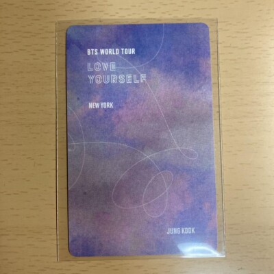 BTS JUNGKOOK Love Yourself World Tour NEW YORK DVD Official Photo