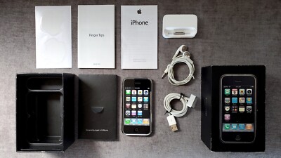 Original iPhone 1st Generation 2G - 16GB A1203 w/ Box, Manuals