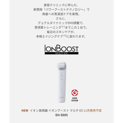 Panasonic Ion Facial Device Boost Multi EX White EH-SS85-W