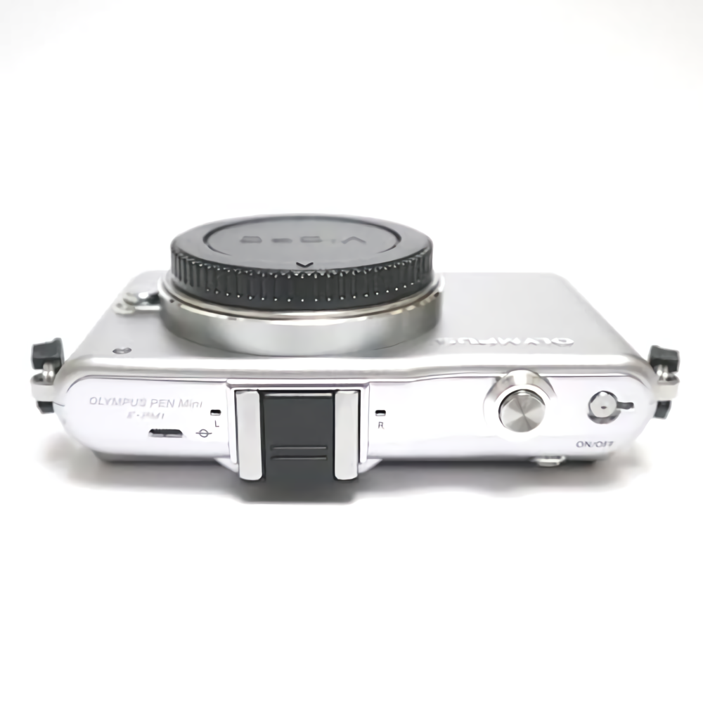 Olympus PEN mini E-PM1 Mirrorless Digital Camera Silver Body Used