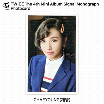 TWICE 4th Mini Album Signal Monograph Photocard KPOP Sana Momo