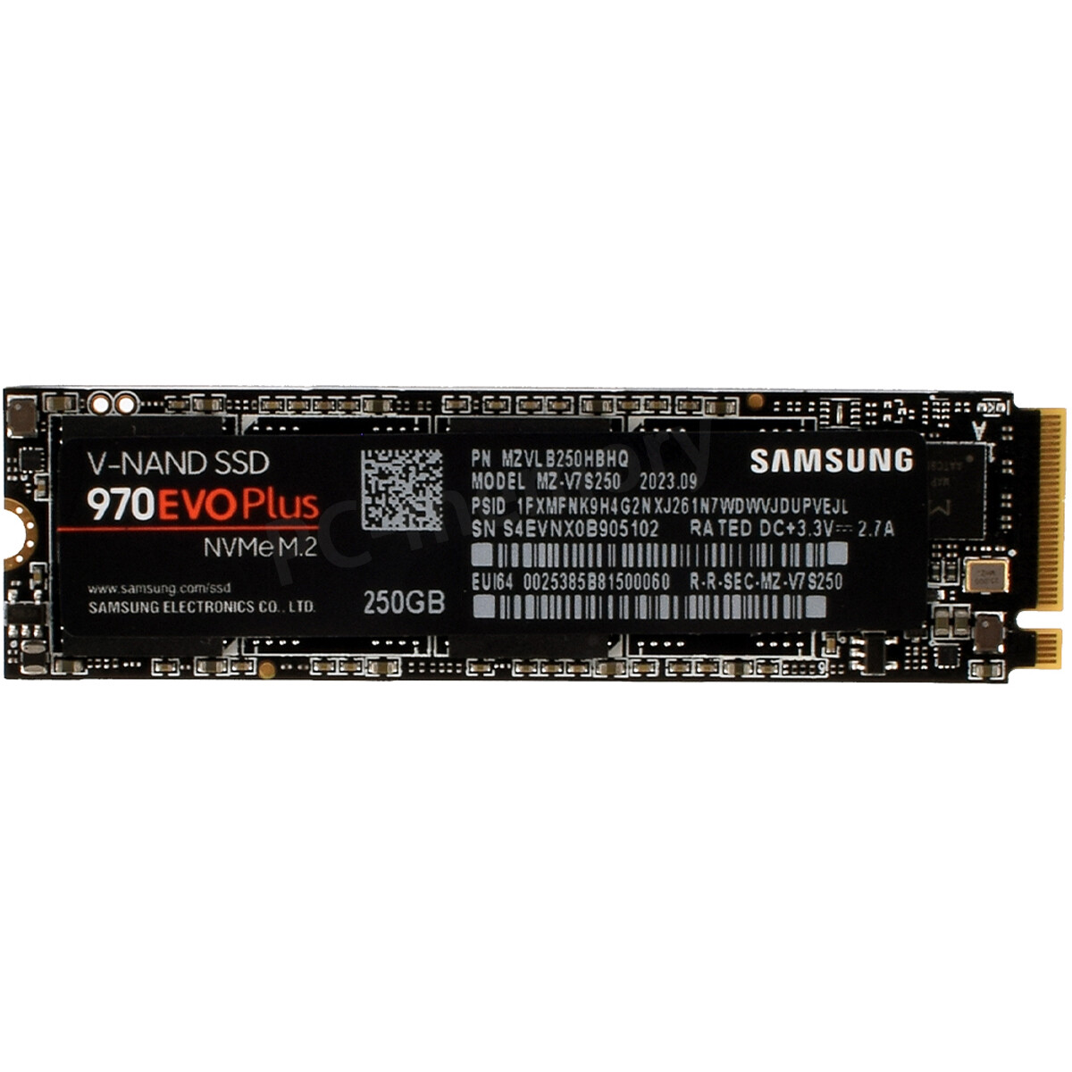970 EVO Plus SAMSUNG SSD 2/1TB 500/250GB NVMe M.2 Solid State