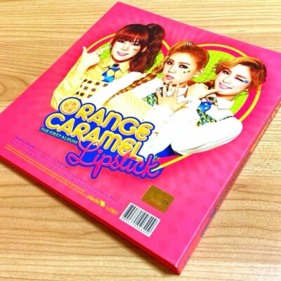 Orange Caramel Lizzy Lipstick CD 1st Album Photo Trading Card DVD