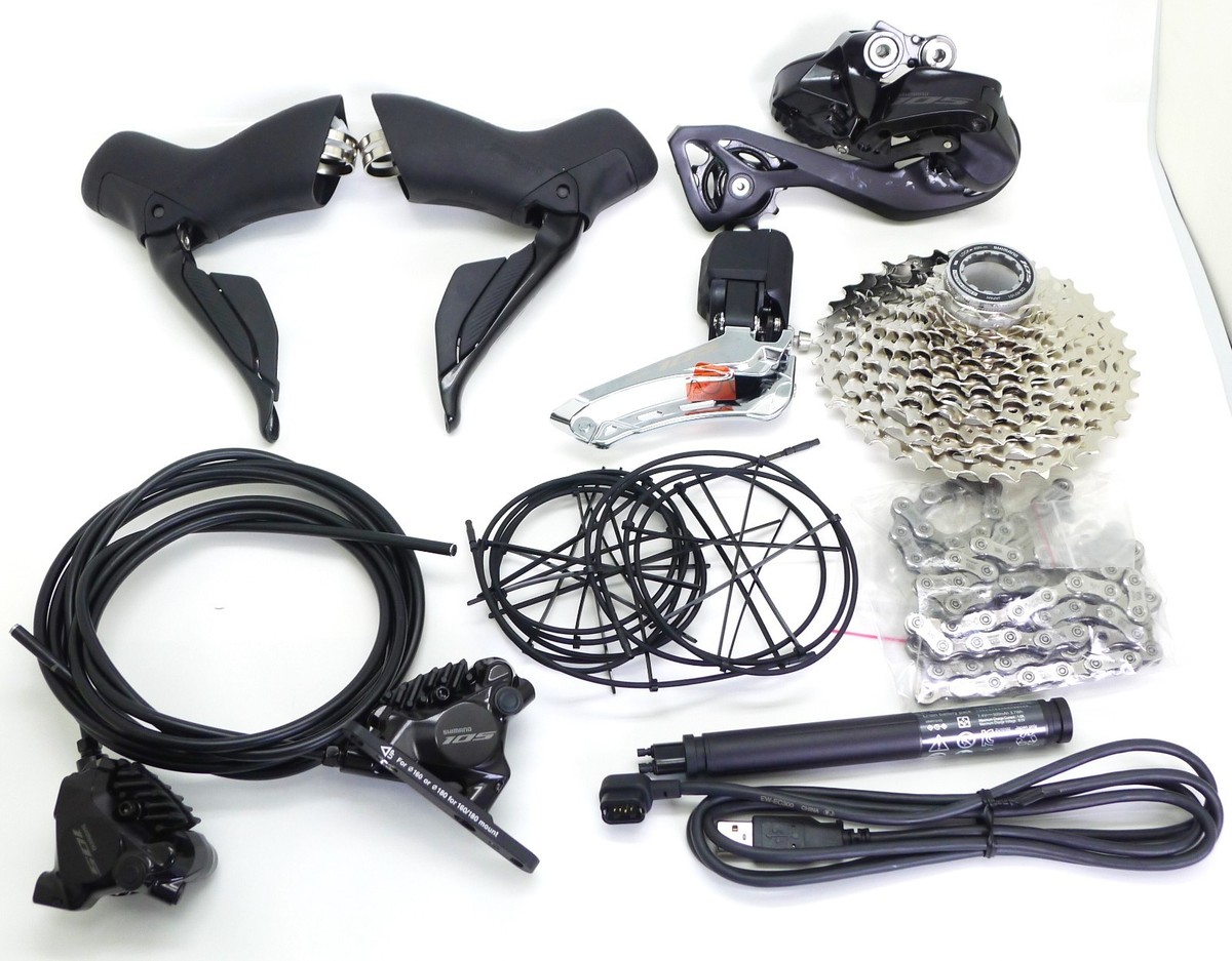 Shimano 105 Di2 R7150 R7170 Disc 12 Speed Electronic Group Set | eBay