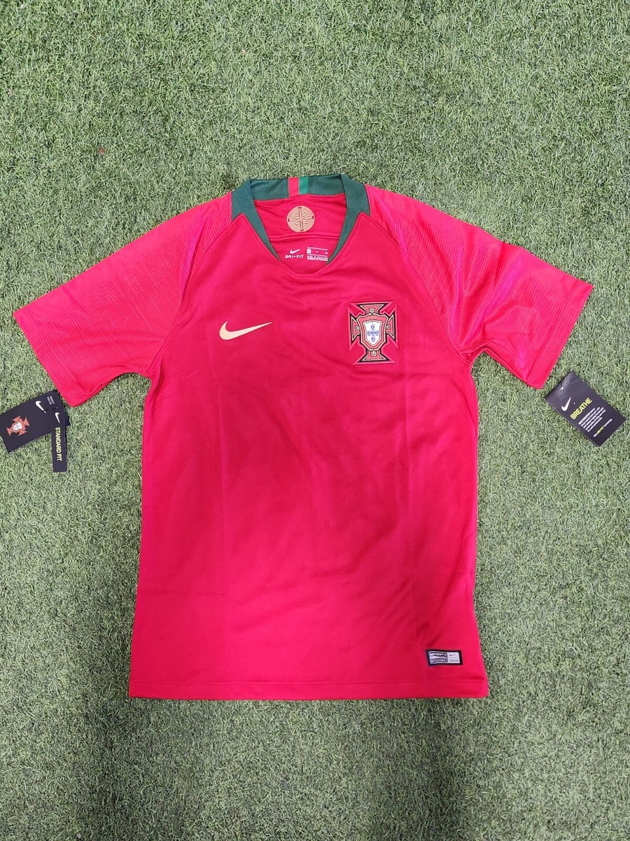 Nike Portugal Home Jersey 18-19 Men's Jersey Red | eBay