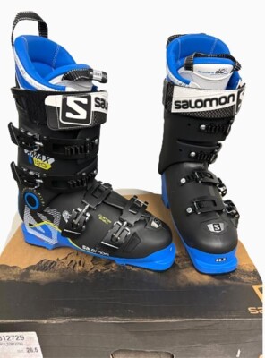 $725 Salomon X Max 120 Race Ski Boots NIB Mens 26/26.5 Blue Black