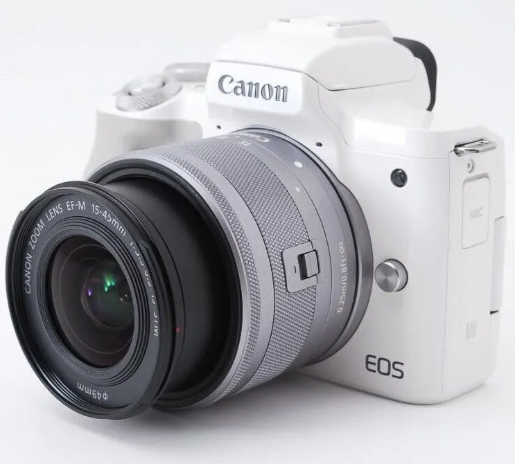 Canon EOS M50 kiss M Mirrorless Camera EF-M 15-45mm IS STM lens