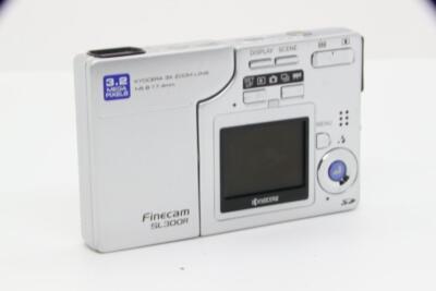 KYOCERA Finecam FINECAM SL300R silver digital camera English