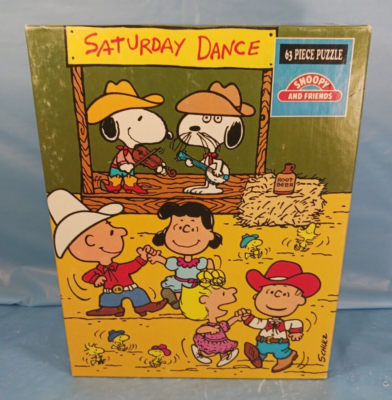 Vintage Snoopy & Friends Saturday Dance 63 Piece Puzzle New. | eBay