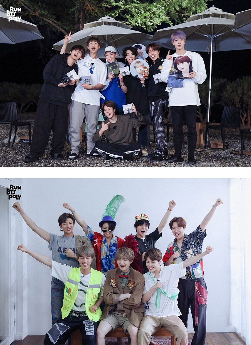 BTS RUN POLY HIGHLIGHT PACKAGE/Photo Book+Board+4Token+128 Card+