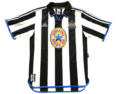 Orignal Adidas Newcastle Home Shirt 1999-00 Shearer 9 (good