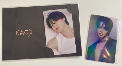 BTS JIMIN FACE Japan FC Limited JPFC official hologram Photo Card