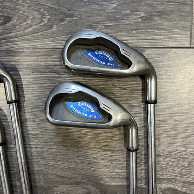 Callaway Steelhead X16 Irons Set 3,4,6, 7 8 & 9 Weight Ultra Light