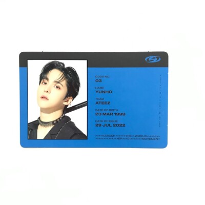 ATEEZ] THE WORLD EP.1 / Guerrilla / A ver.(파) Official ID Card | eBay