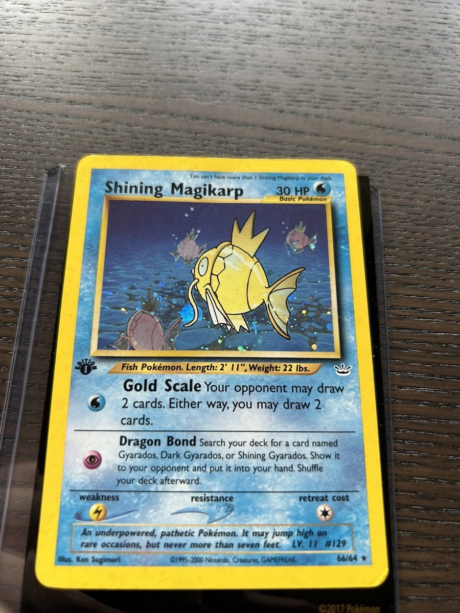 Pokemon - Shining Magikarp - 1st Edition - 66/64 - Neo Revelation