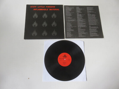 STIFF LITTLE FINGERS Inflammable Material ROUGH TRADE 1ST PRESS
