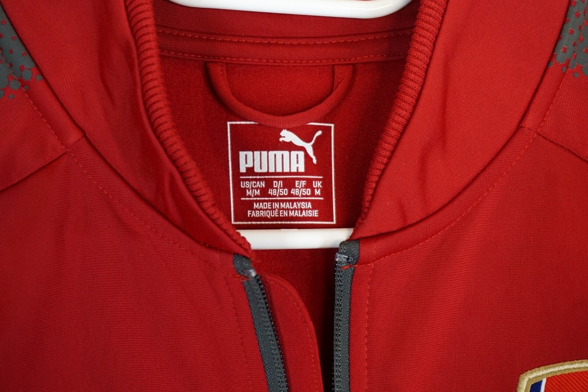 Puma Arsenal Fly Emirates Full Zip Red Track Jacket Men's Size M