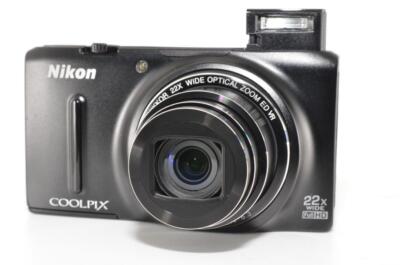 Near Mint - Nikon Digital Camera COOLPIX S9500 Optical 22x Zoom