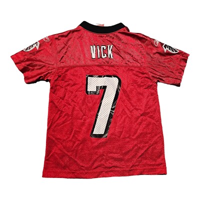 Vintage Reebok NFL Atlanta Falcons #7 Michael Vick Red Jersey