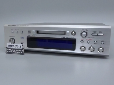 ONKYO MD-133 Hi-MD Mini Disc Recorder Silver High Speed MDLP Japan
