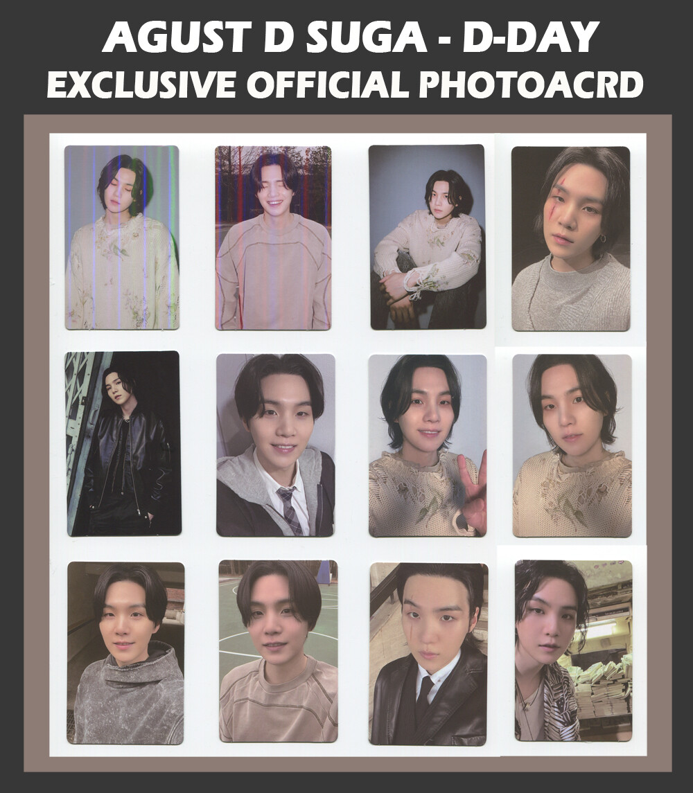 BTS SUGA AGUST D [D-DAY] ALBUM WEVERSE POB EXCLUSIVE OFFICIAL