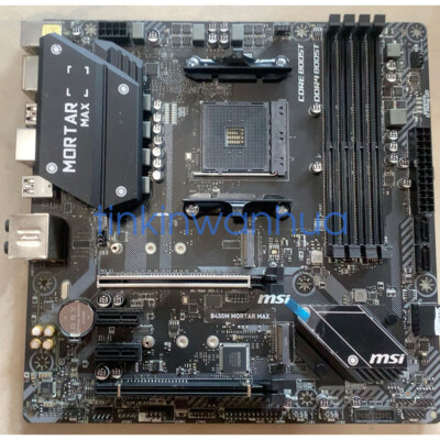 For MSI B450M MORTAR MAX Motherboard PCI-E3.0 2×M.2 4×SATAIII