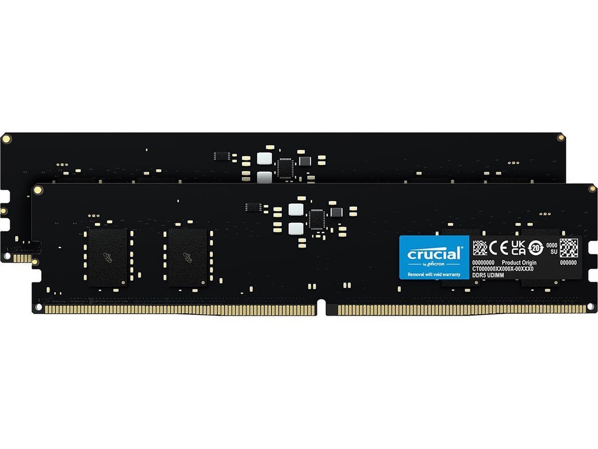 Crucial DDR5 Classic 16GB (2 x 8GB) DDR5 5600 (PC5 44800) Desktop