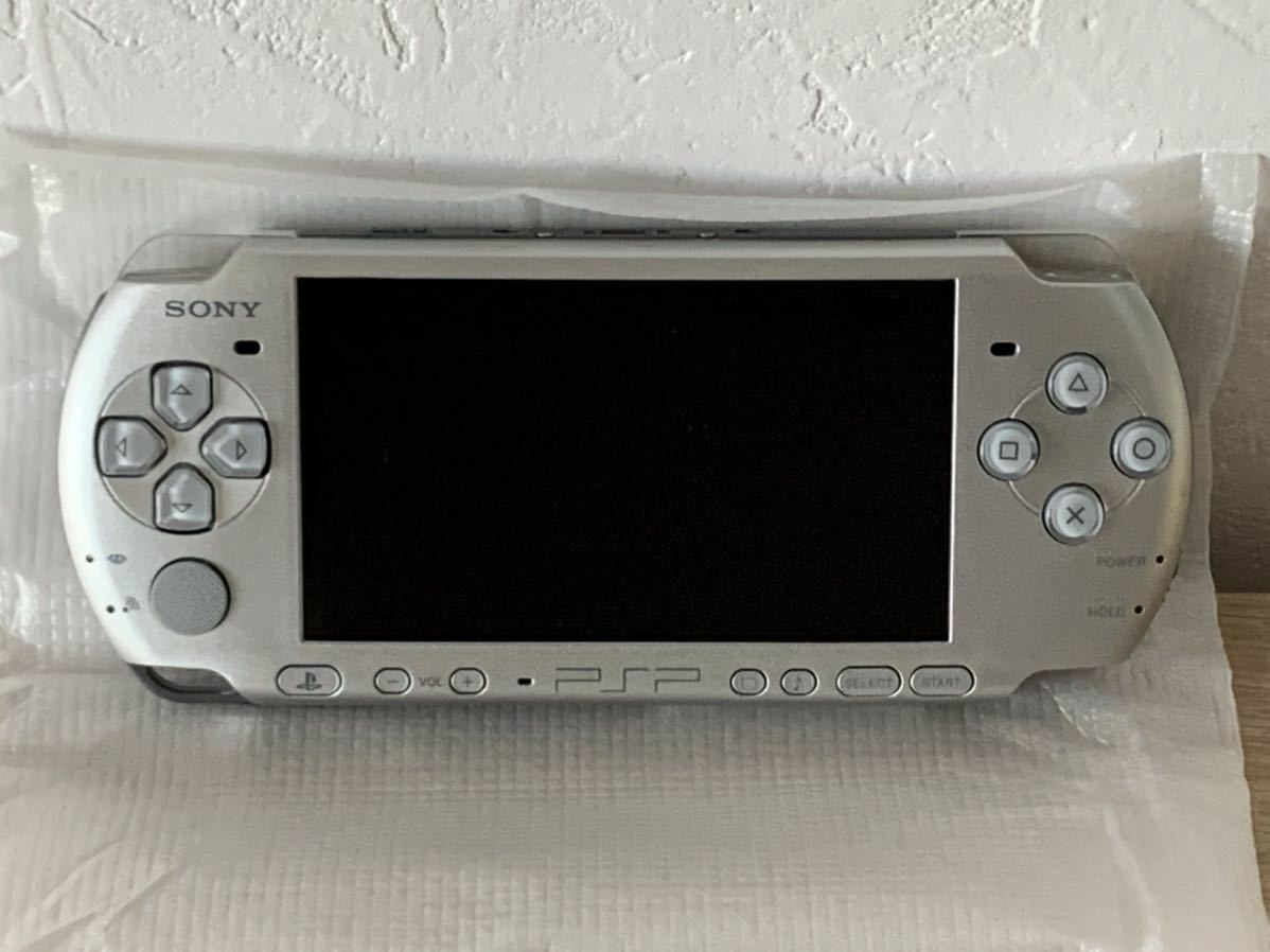 PSP 3000 Gundam VS Gundam Silver Limited Edition Console only [H