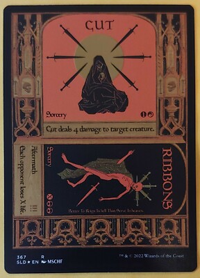 1x CUT RIBBONS Magic MTG Secret Lair x MSCHF 367 c | eBay