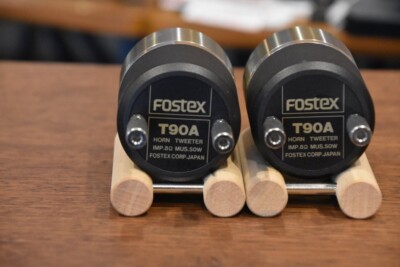 FOSTEX T-90A Super Horn Tweeter PAIR USED JAPAN speaker driver