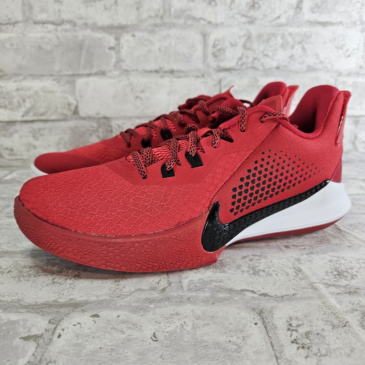 Nike Mamba Fury TB University Red Black CK6632-600 Men's Size 7.5