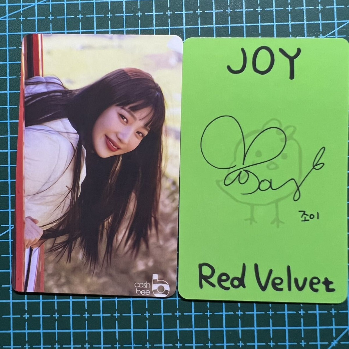 red velvet photocard cashbee switzerland Transportation fan made