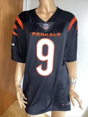 Cincinnati Bengals Joe Burrow #9 Nike Black NFL Vapor FUSE Jersey