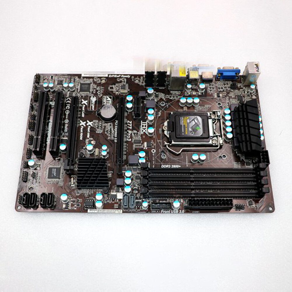 Motherboard Used For ASRock Z77 Pro3 DDR3 LGA 1155 Z77 32GB ATX | eBay