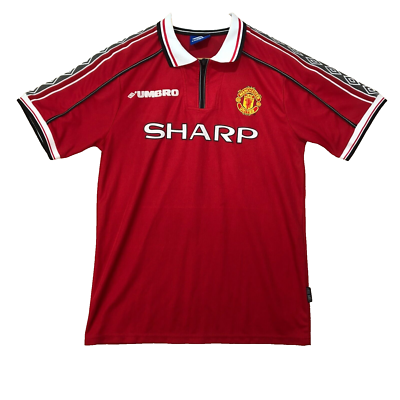 Manchester United 1996 Sharp Umbro David Beckham 7 Vintage