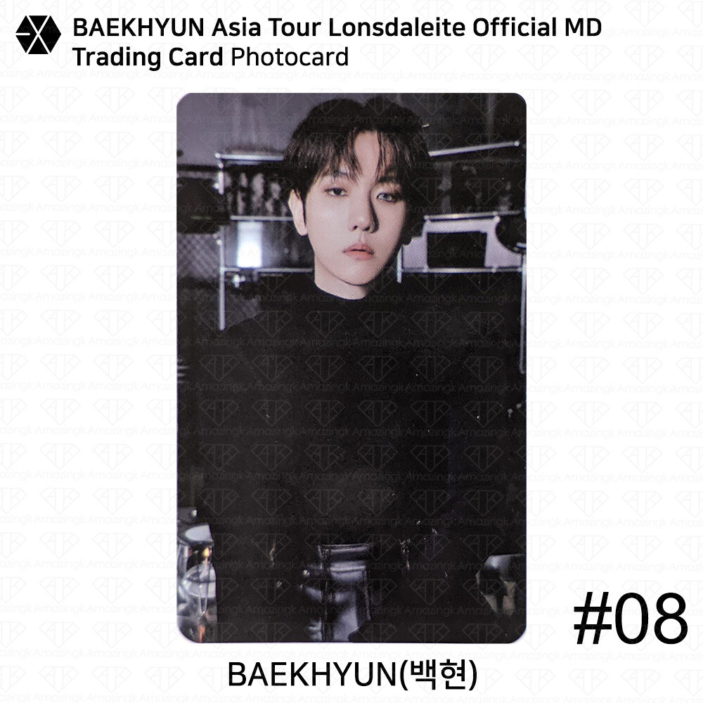 EXO Baekhyun Asia Tour Lonsdaleite Official MD Trading Card Selfie