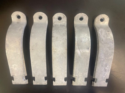 Unistrut P1121 Pipe Clamp, 4 In, Galvanized Steel 5/pk (no HDW) | eBay