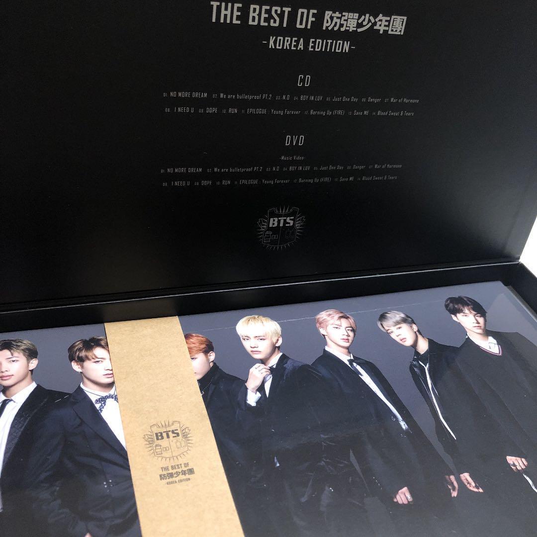 THE BEST OF BTS KOREA EDITION CD DVD RM JIN SUGA JHOPE JIMIN V JK