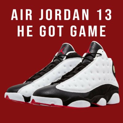2018 Air Jordan Retro 13 XIII He Got Game White Black True Red