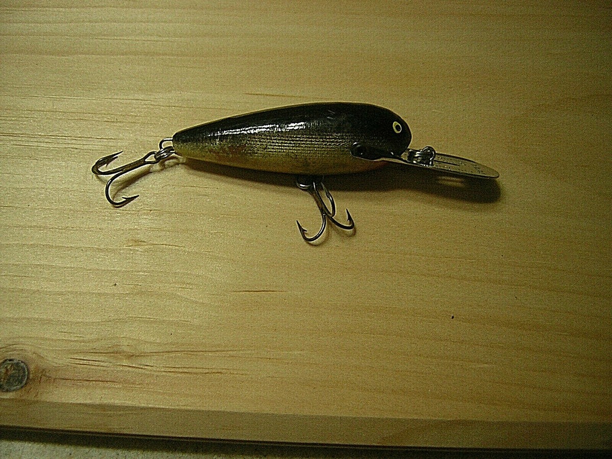 VINTAGE Rapala Finland Deep Diver 90-7 Wood Crankbait Fishing Lure