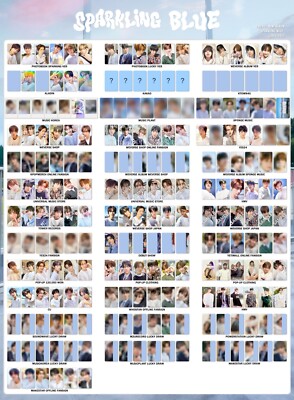 TWS 1st mini album SPARKLING BLUE POB all web PHOTOCARD OFFICIAL