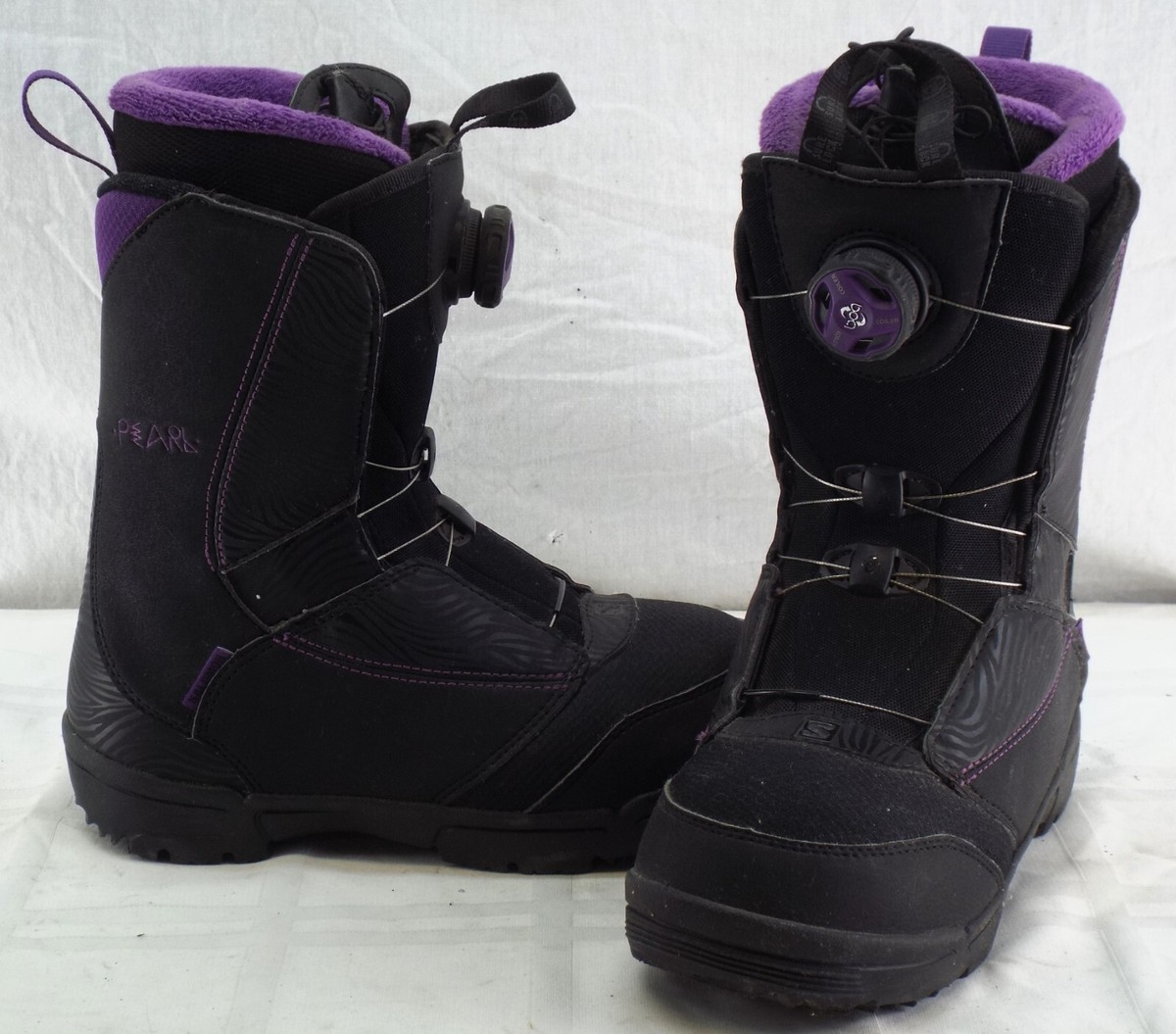 Salomon Pearl Boa Used Women's Snowboard Boots Size 6.0 #564544 | eBay