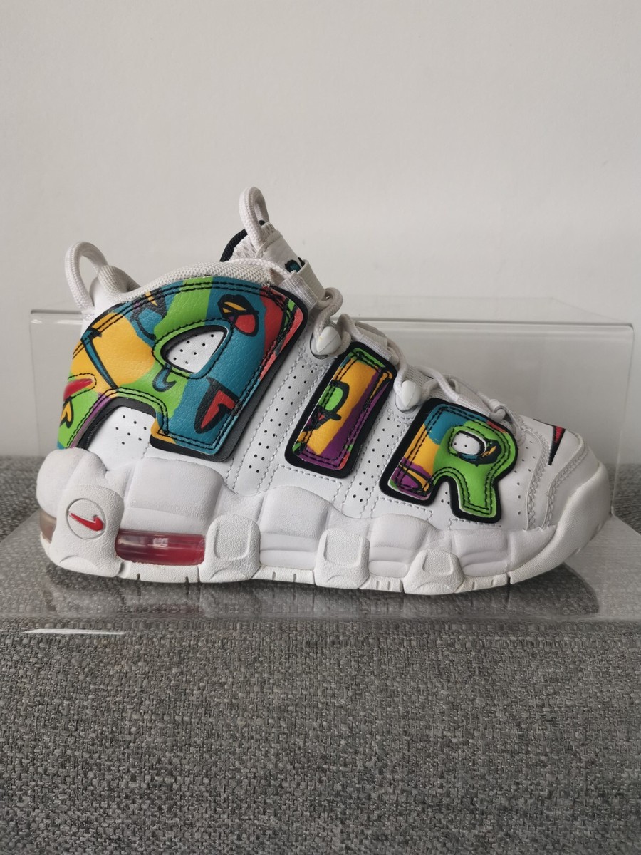 NIKE AIR MORE UPTEMPO ,,Peace Love Swoosh'' (GS) SIZE UK 3 EUR