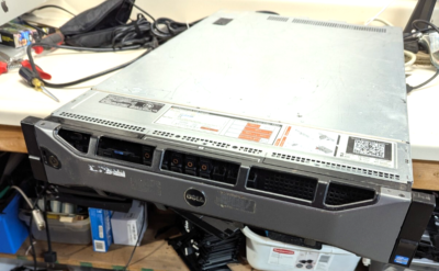 Dell Poweredge R820 SERVER -boots- (6) 1tb wiped drives -(2) 2.9