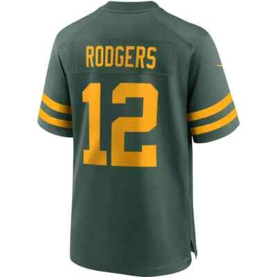 Aaron Rodgers Green Bay Packers Nike Alternate Game Player Jersey
