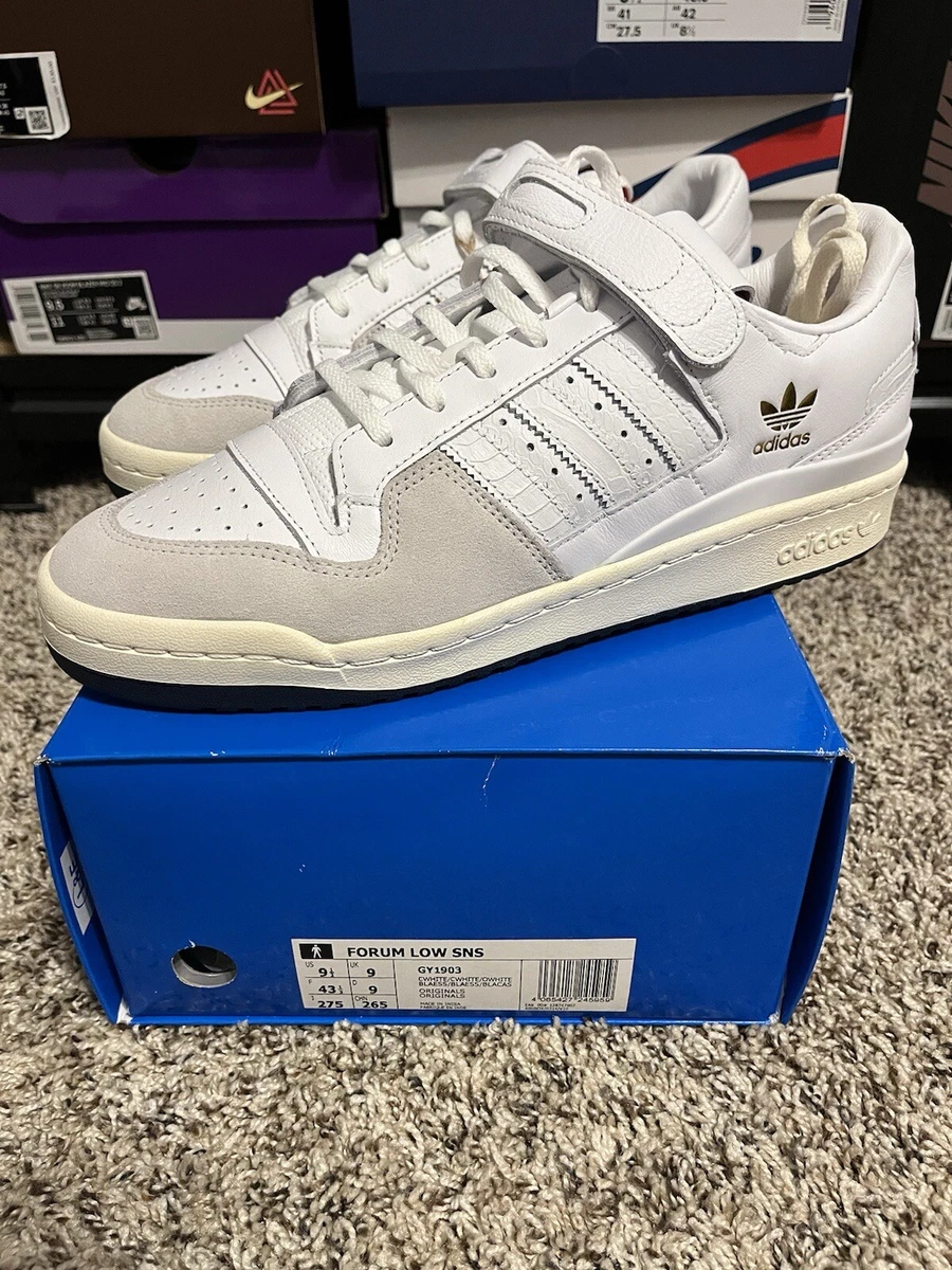 adidas Sneakersnstuff x Forum 84 Low Core White for Sale