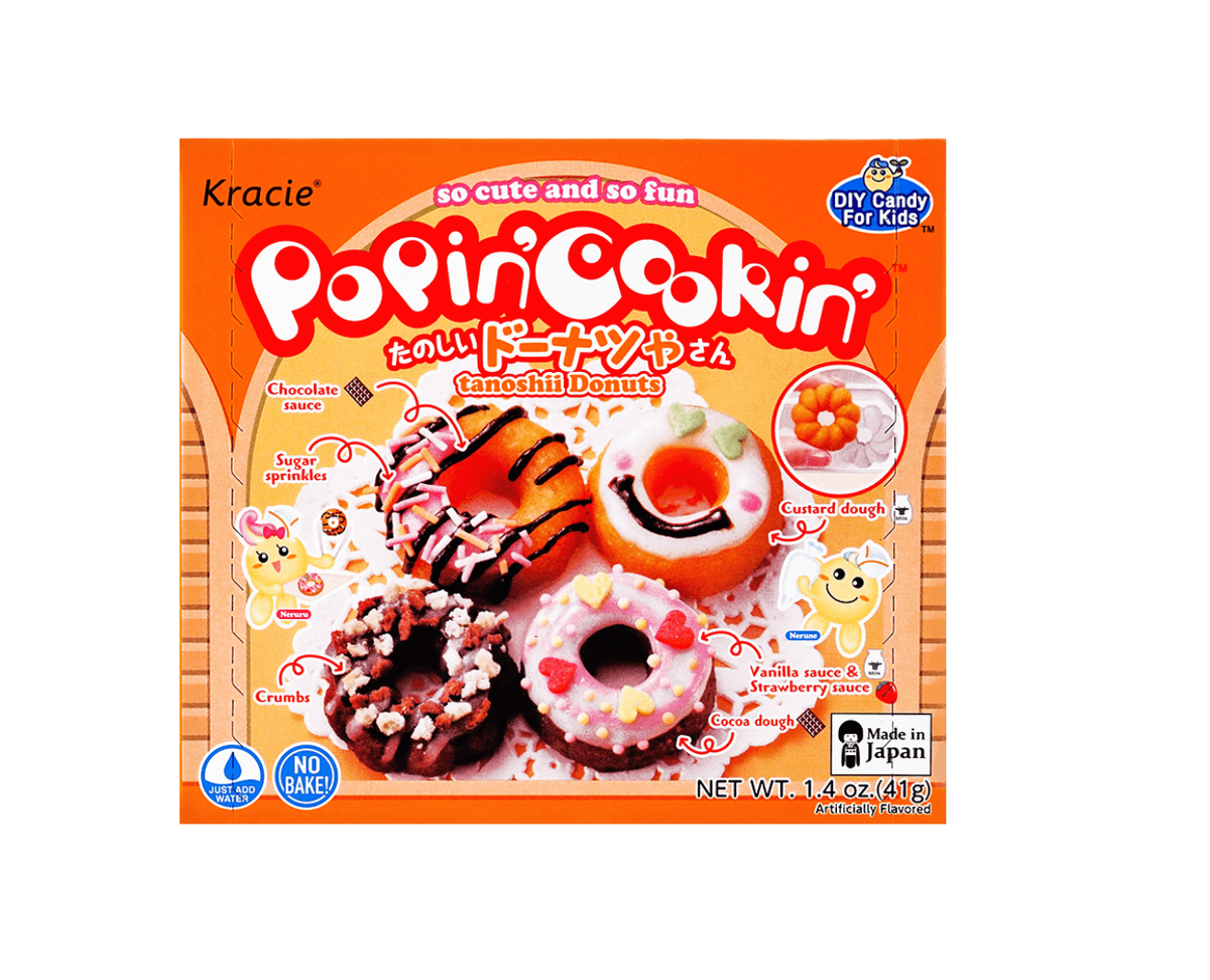 Kracie Popin' Cookin' DIY Candy for Kids Donut Kit 1.44 Ounce for
