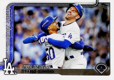 2025 TOPPS SERIES 2 #631 MOOKIE BETTS FREDDIE FREEMAN TWO IN BLUE