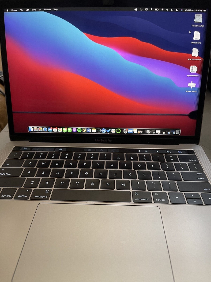 MacBook Pro 13 Touch Bar Gray Late 2016 2.9GHz i5 8GB 256GB-Screen